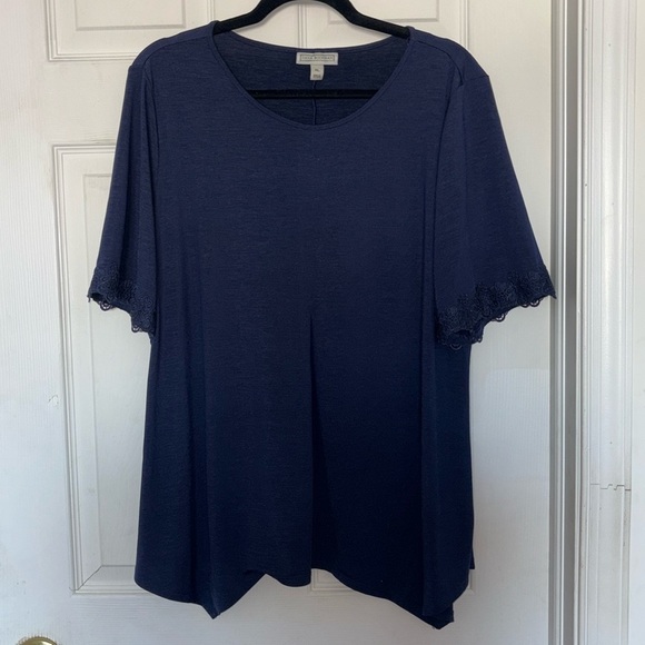Dana Buchanan Asymmetrical Top - Picture 1 of 4
